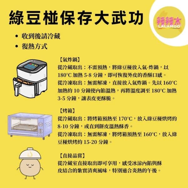 【辣辣木】經典綠豆椪(內選口味)-下單後製作