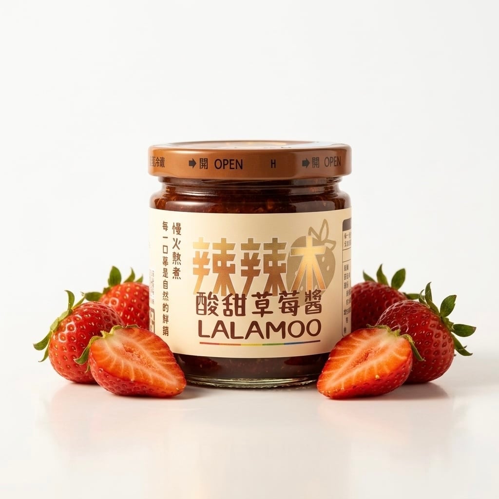 辣辣木 酸甜草莓醬200g m1